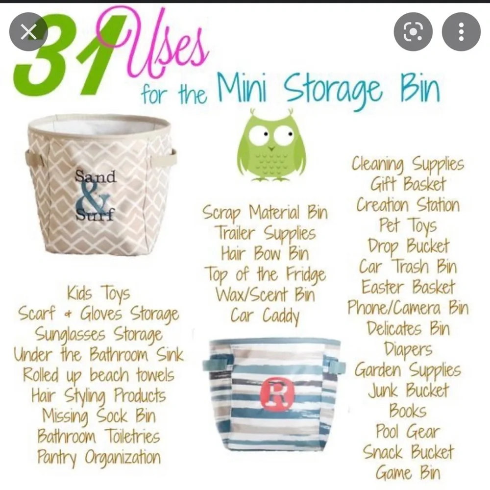 ThirtyOne mini storage bin - Picture 3 of 4